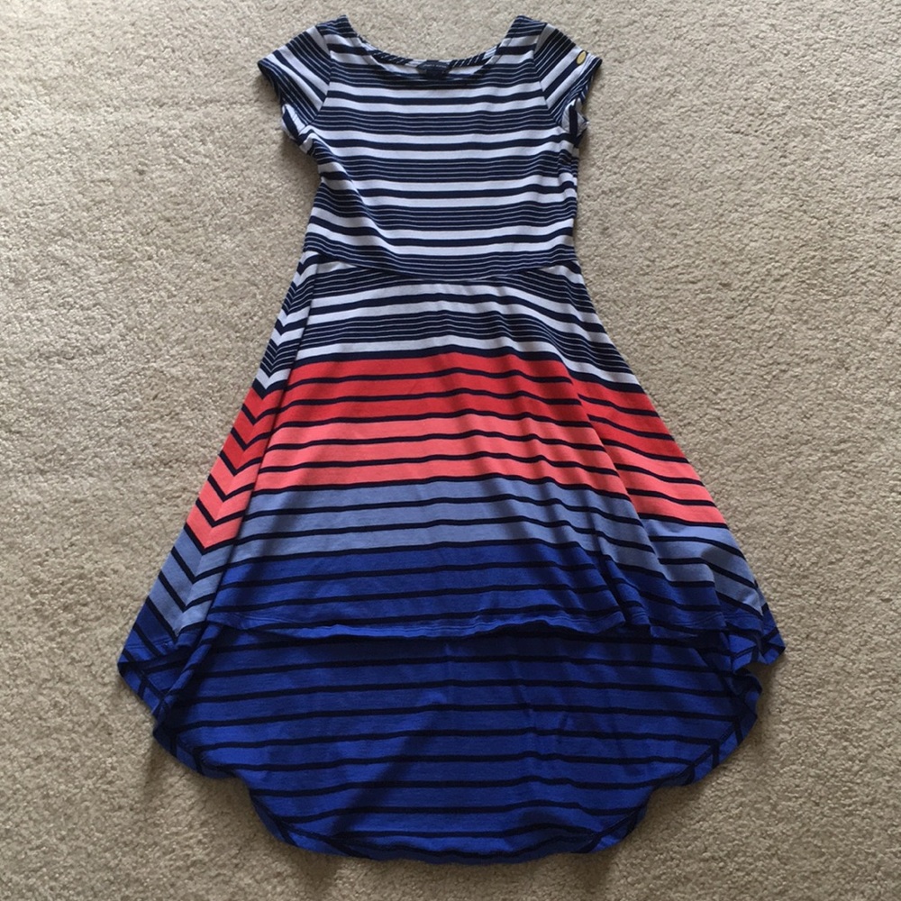 Ombré striped dress